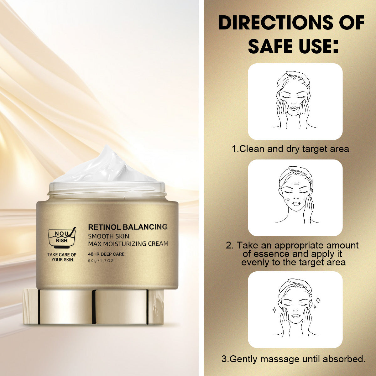 Retinol Balanced Skin Moisturizer ¨C Universal 50g | Visibly Smoother & Fresher Skin Tone