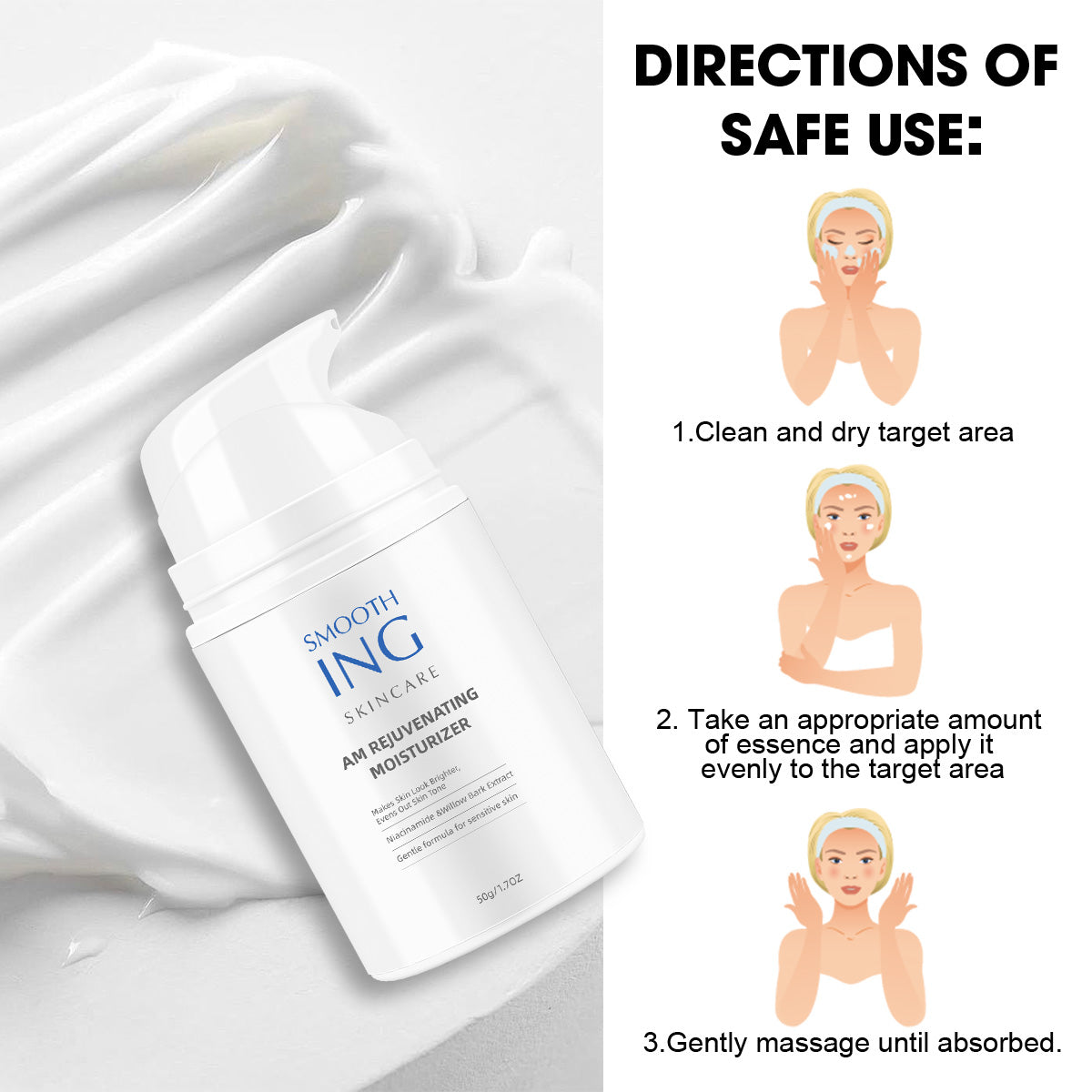 Renewing Night Moisturizer ¨C Universal 50ml Pump Bottle | Supports Skin Comfort & Hydration