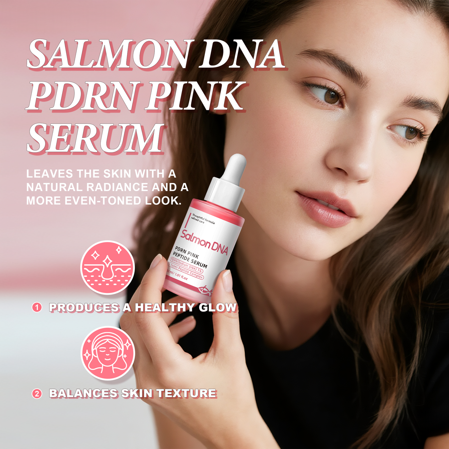 Salmon DNA PDRN Pink Serum ¨C Universal 30ml | Skin-Nourishing Formula
