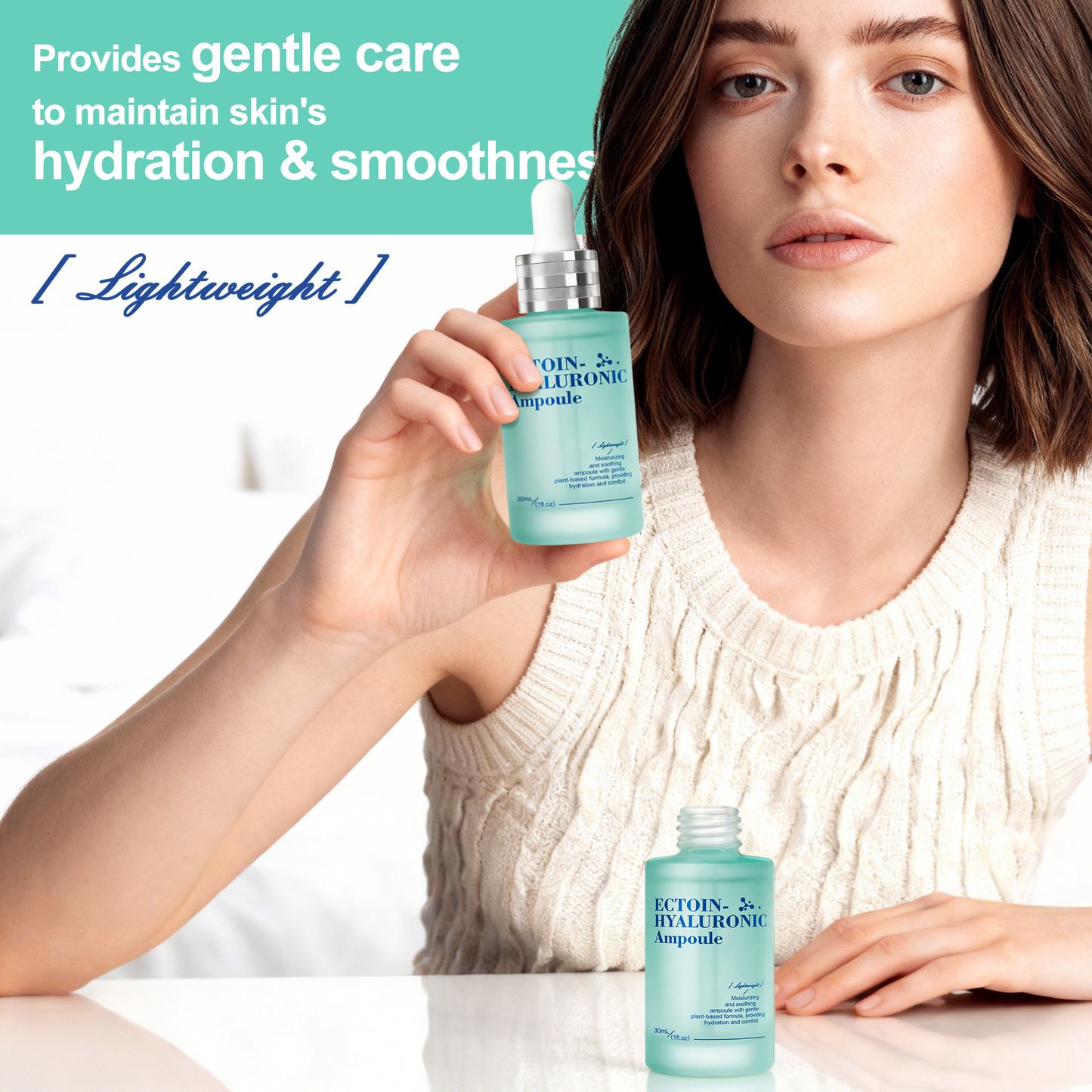 Hyaluronic Acid & Niacinamide Serum ¨C Brightening, Hydrating & Calming Face Essence