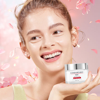 Facial Night Cream ¨C Universal 50g | Q10 Rejuvenating Formula | Softens Fine Lines