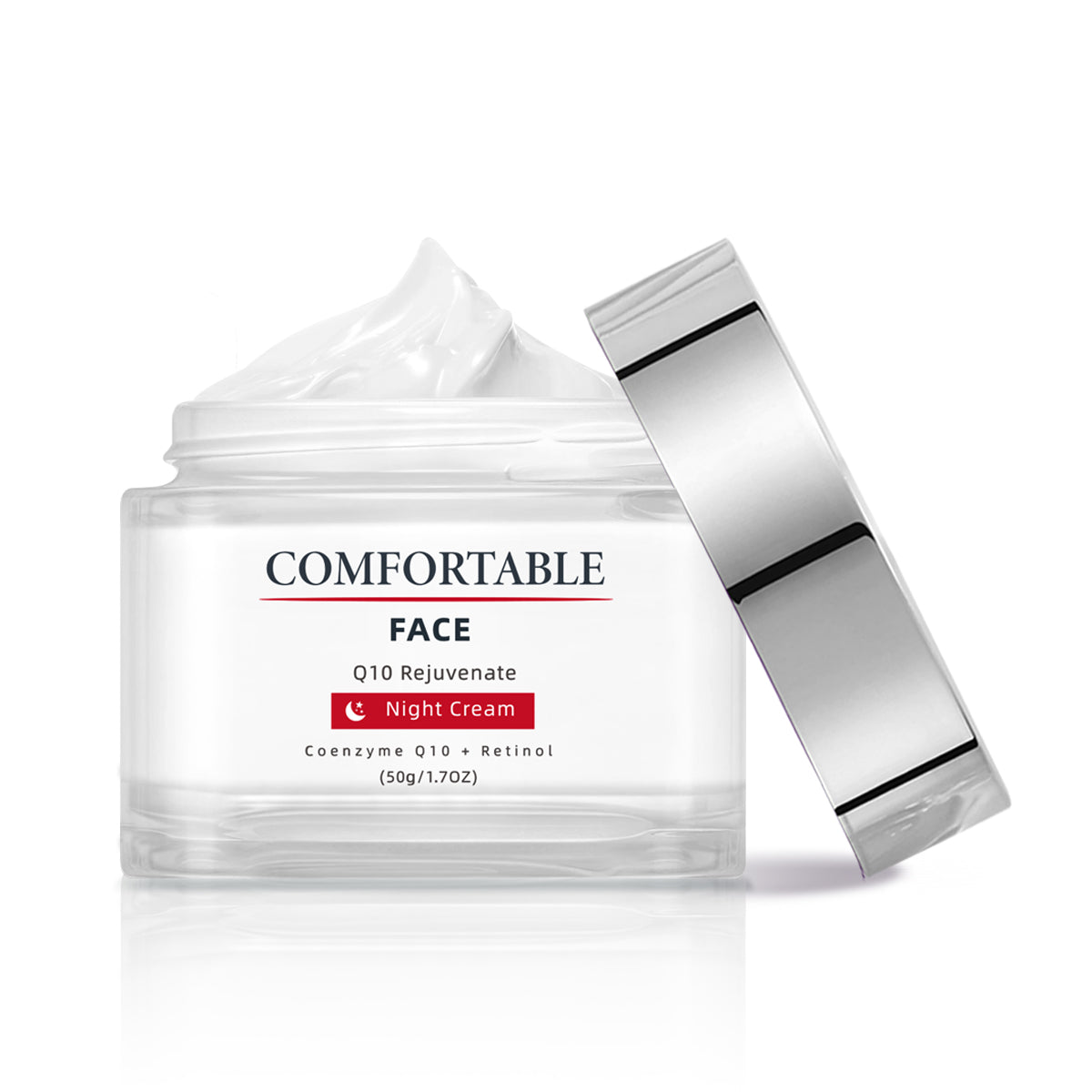 Facial Night Cream ¨C Universal 50g | Q10 Rejuvenating Formula | Softens Fine Lines