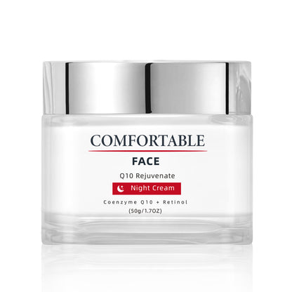 Facial Night Cream ¨C Universal 50g | Q10 Rejuvenating Formula | Softens Fine Lines
