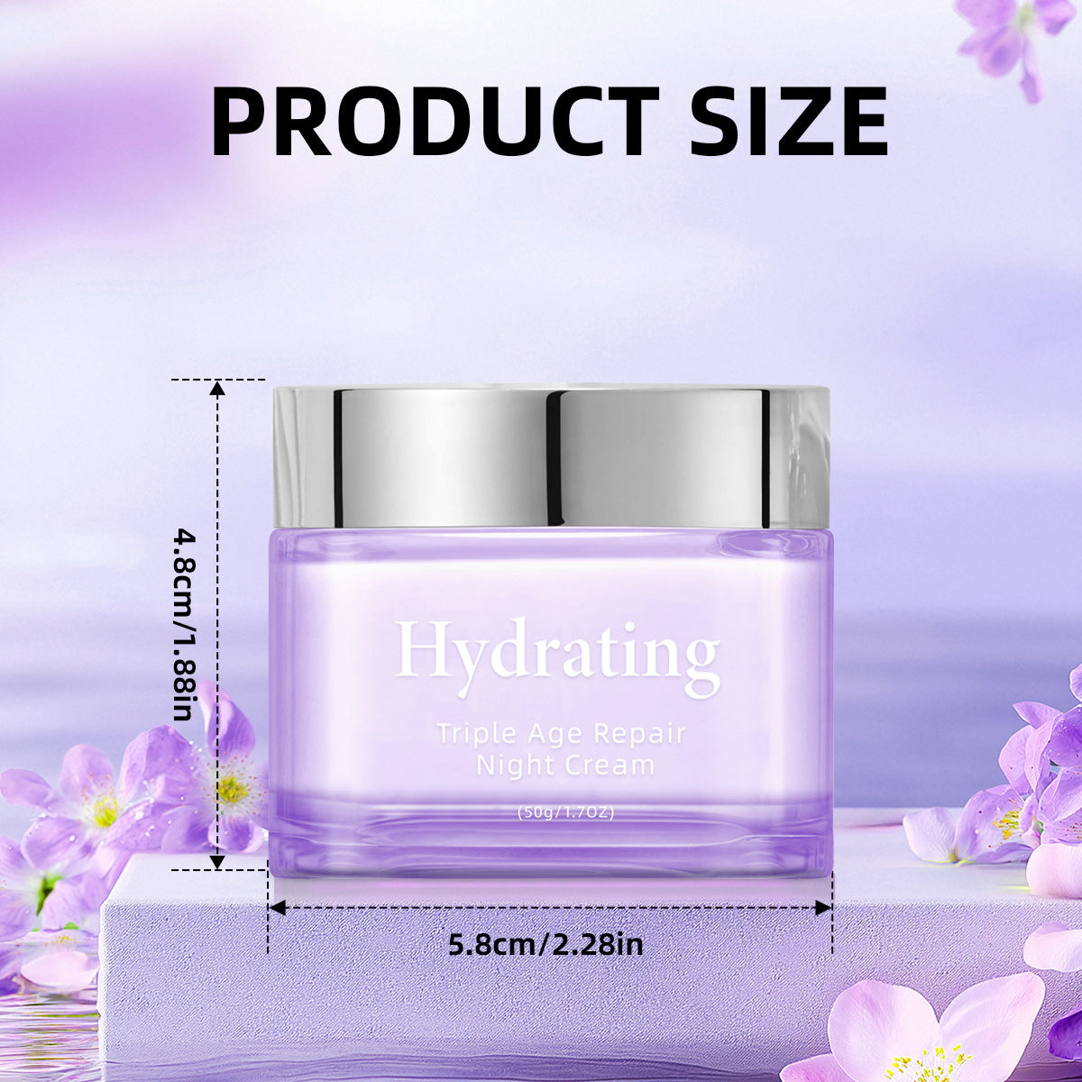 Triple-Action Renewal Night Cream ¨C Universal 50g | Smooths Wrinkles, Evens Tone & Firms Skin