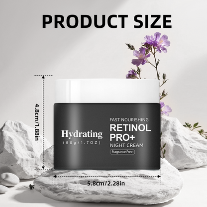 Premium Retinol Night Cream ¨C Universal 50g | Instantly Soft & Smooth ¨C Tighter Look in 4 Weeks