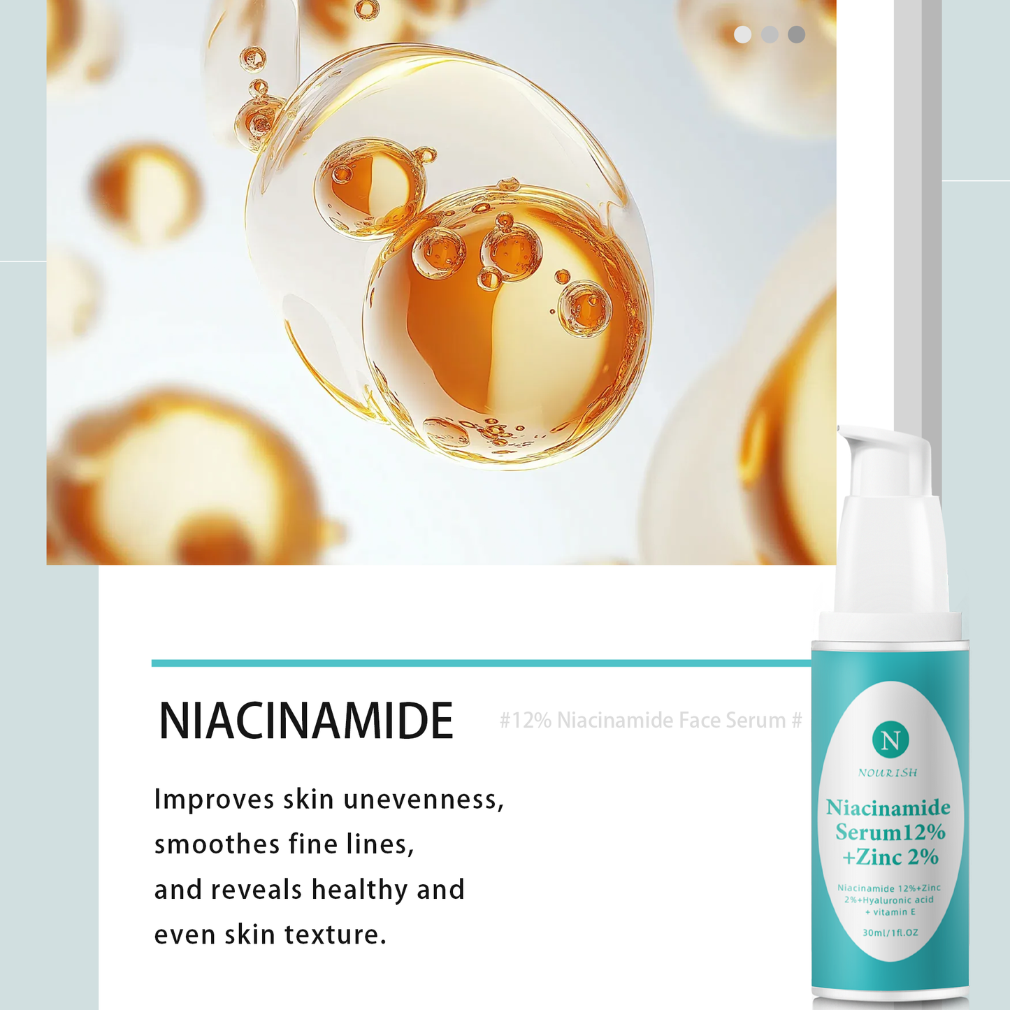 Niacinamide Facial Serum ¨C Universal 30ml | Fades Dark Spots & Brightens Skin