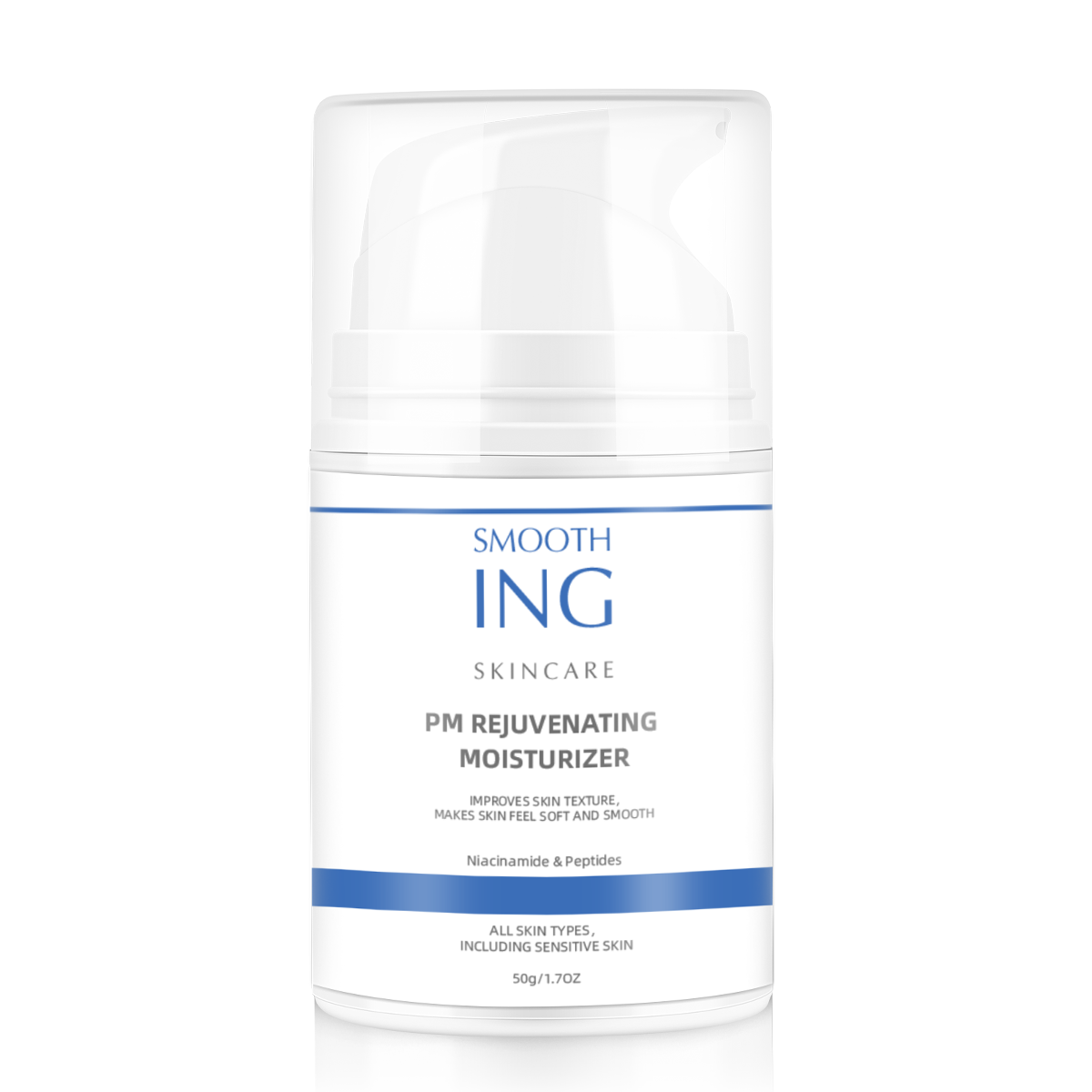 Evening Renewal Moisturizer ¨C Universal 50ml Pump Bottle | Helps Restore Skin Elasticity & Vitality