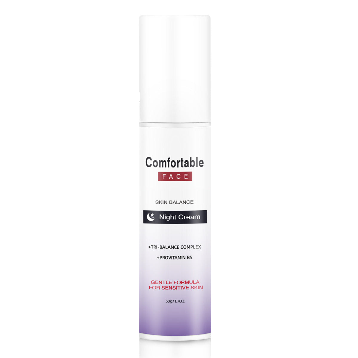 Skin Balance Night Cream ¨C Universal 50ml Pump Bottle | Non-Comedogenic for Sensitive Skin