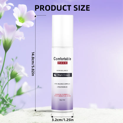 Skin Balance Night Cream ¨C Universal 50ml Pump Bottle | Non-Comedogenic for Sensitive Skin