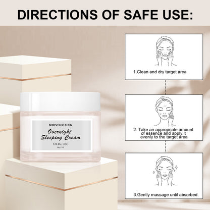Overnight Sleeping Cream ¨C Universal 50g | Lightweight Hydrating Veil for Radiant Morning Skin