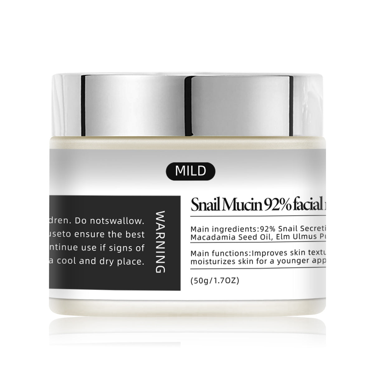 Snail Secretion Filtrate Face Moisturizer ¨C Universal 50g | Fast-Absorbing, Lasting Hydration