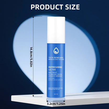 Facial Soothing Moisturizer ¨C Universal 50g Pump Bottle | Night Cream with Calming Complex
