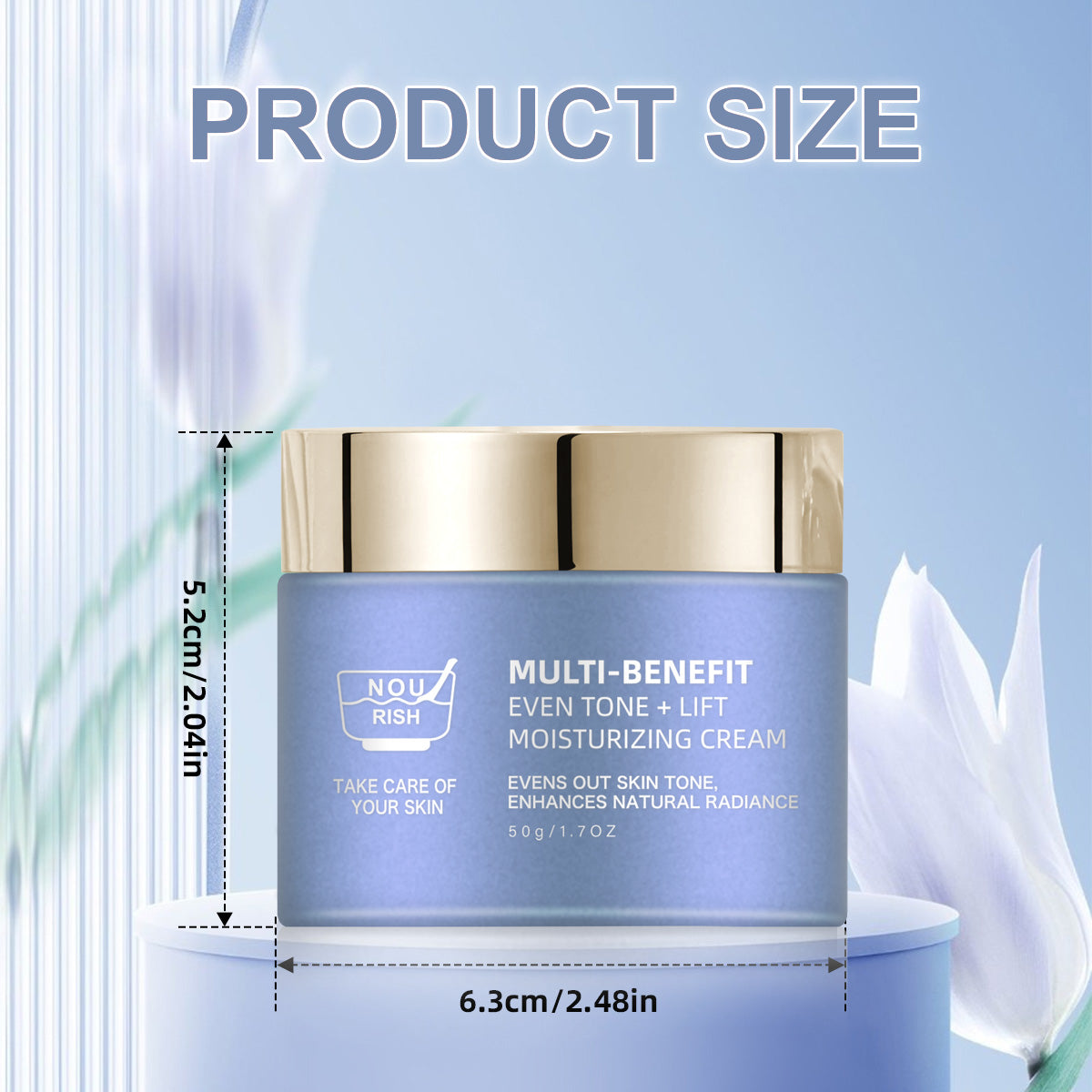 Even Tone + Firming Moisturizer ¨C Universal 50g | Targets Dark Spots, Fine Lines & Wrinkles