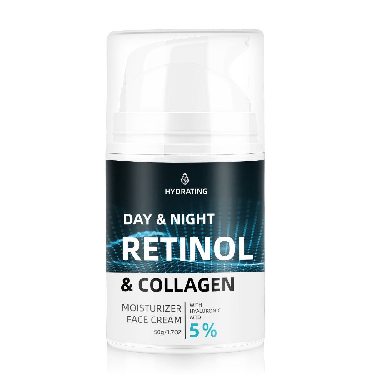 Day & Night Moisturizer ¨C Universal 50g Pump Bottle | Reduces Wrinkles, Firms & Boosts Elasticity