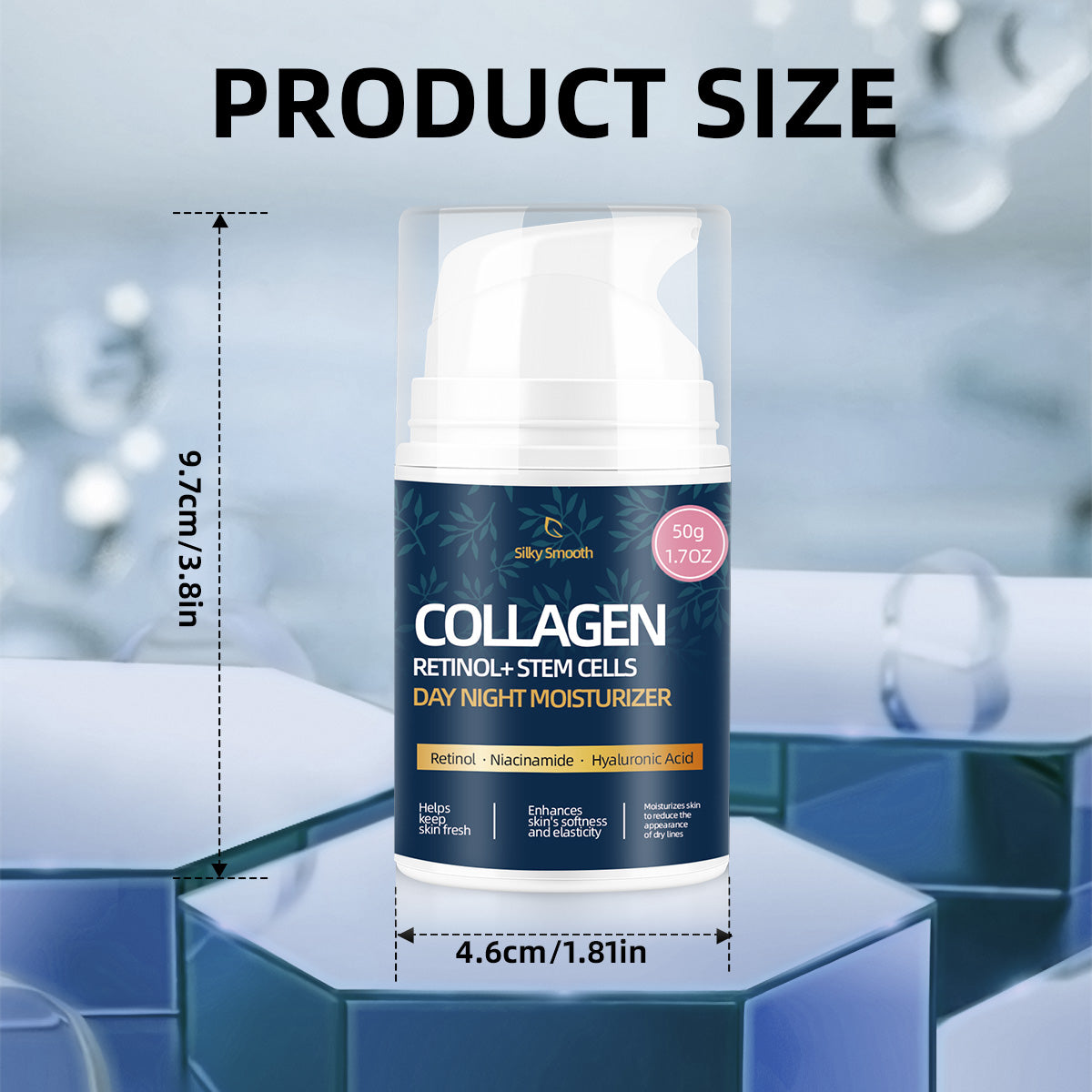 Day & Night Moisturizer ¨C Universal 50g Pump Bottle | Lifts, Revives & Restores Elasticity