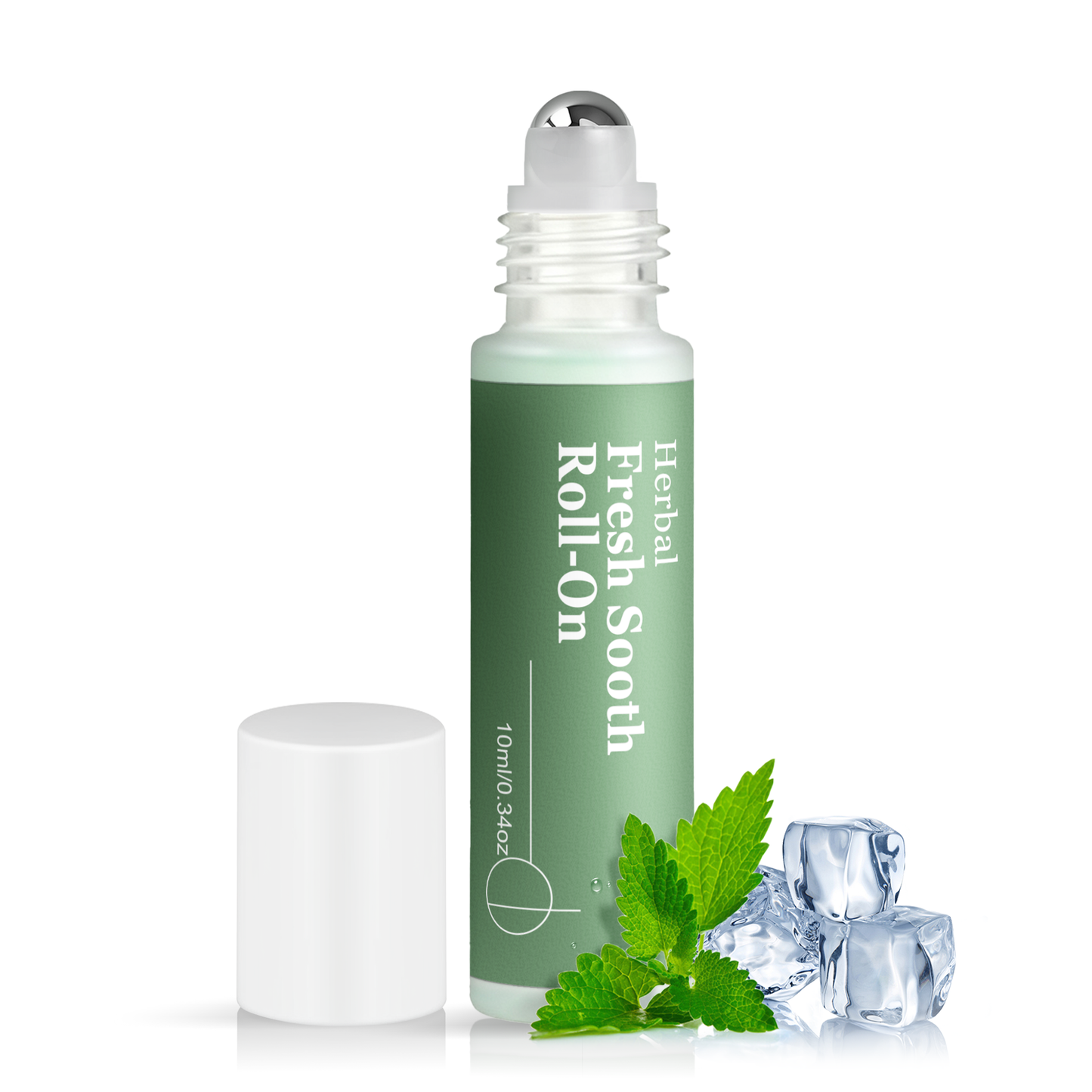Herbal Fresh Soothing Roll-On ¨C Universal 10ml, 2-Bottle Set | Calming & Cooling Massage Oil