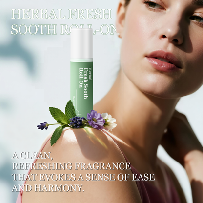 Herbal Fresh Soothing Roll-On ¨C Universal 10ml, 2-Bottle Set | Calming & Cooling Massage Oil