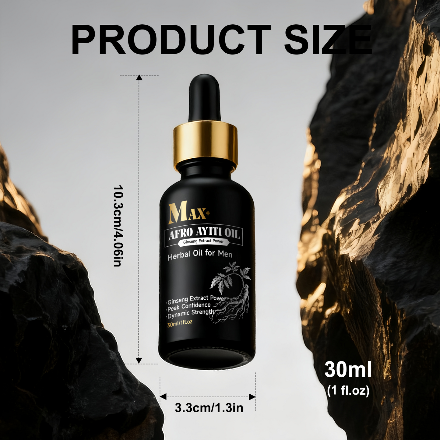 MAX AFRO AYITI Body Oil ¨C Universal 30ml | Nourishing & Hydrating Hair & Skin Oil