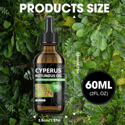 Nutgrass (Cyperus Rotundus) Body Oil ¨C Custom 60ml | Nourishing Care Oil in Brown Glass Dropper Bottle