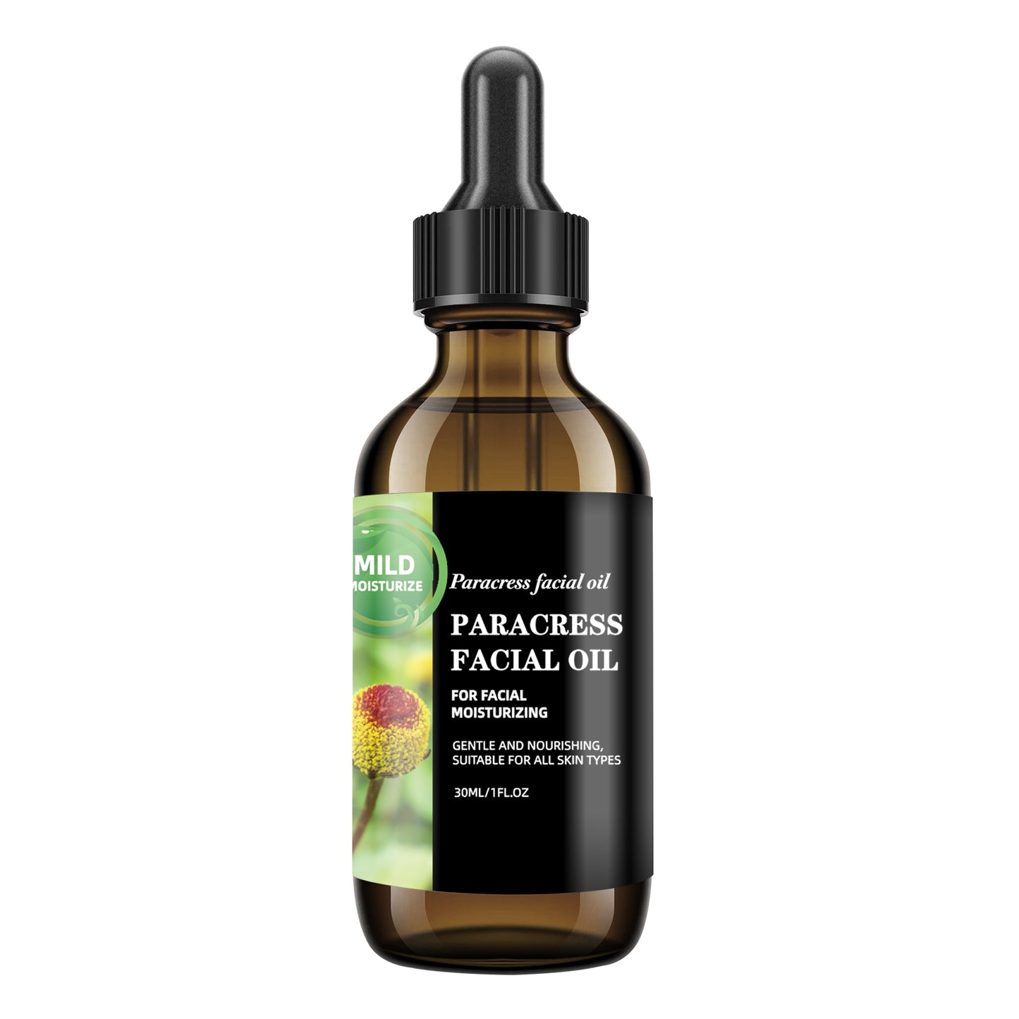 Paracress (Acmella Oleracea) Body Oil ¨C Universal 30ml | Nourishing Care Oil in Brown Glass Dropper Bottle