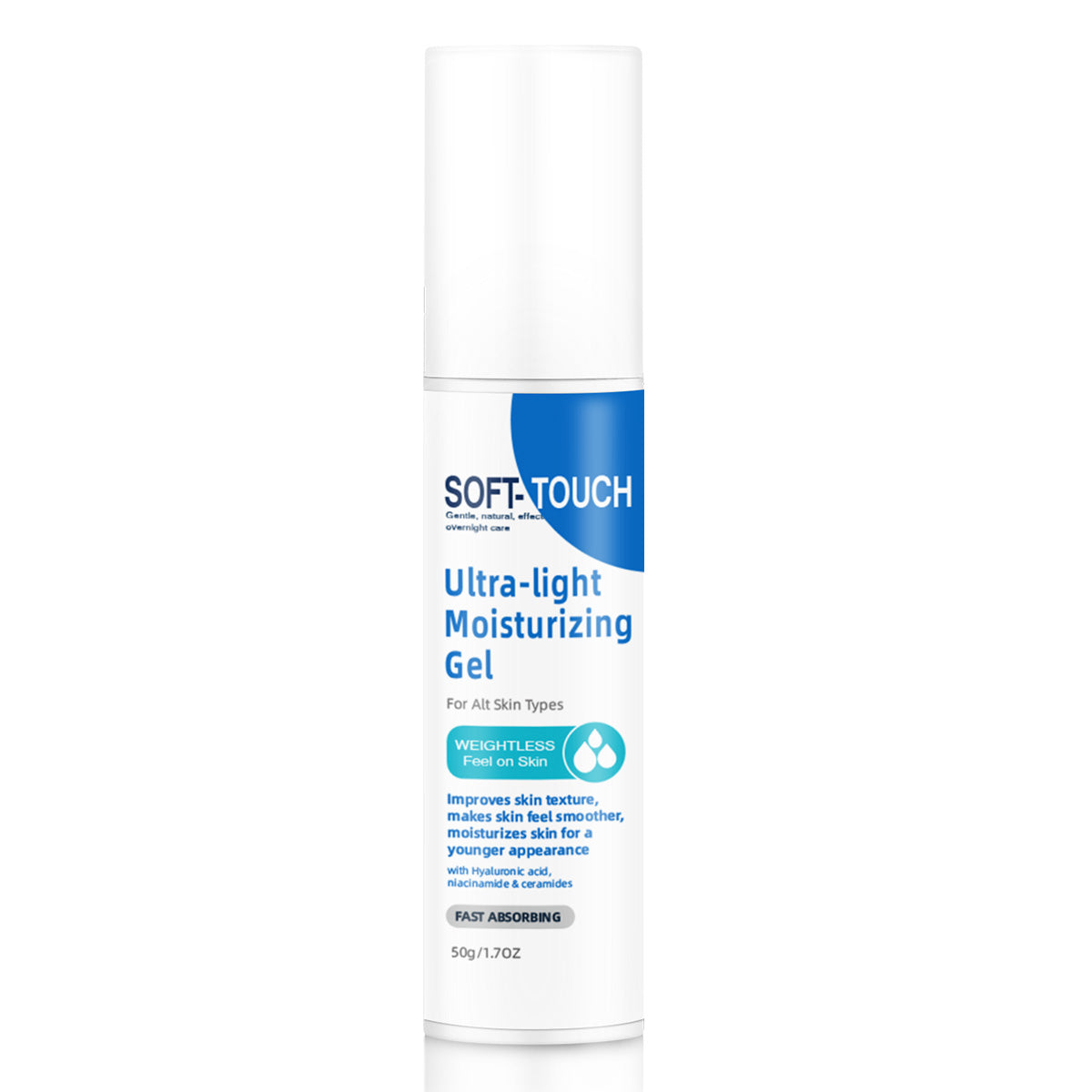 Ultra-Light Hydrating Gel ¨C Universal 50ml Pump Bottle | Overnight Face Moisturizer