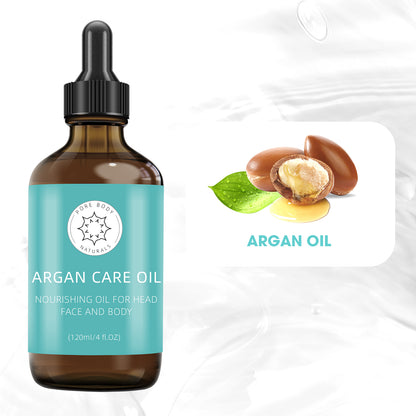 Argan Oil ¨C Universal 120ml | 100% Pure Moroccan Body Oil in Glass Dropper Bottle