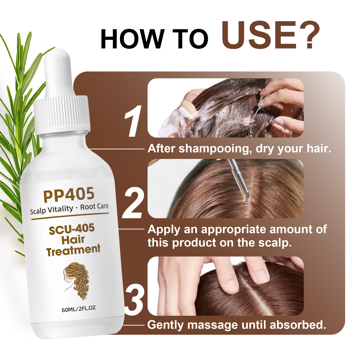 PP405 Scalp Nourishing Oil ¨C Universal 60ml | Supports Healthy Scalp & Stronger-Looking Hair