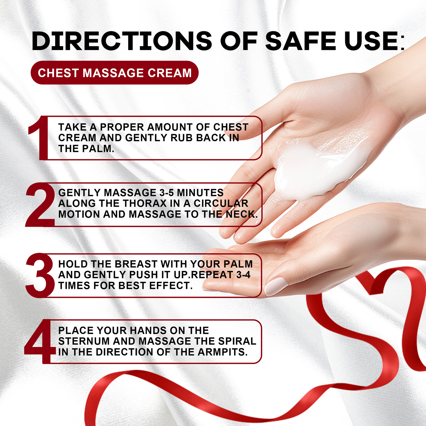 Chest Massage Cream ¨C Universal 50g | Firming & Nourishing Formula for D¨¦colletage