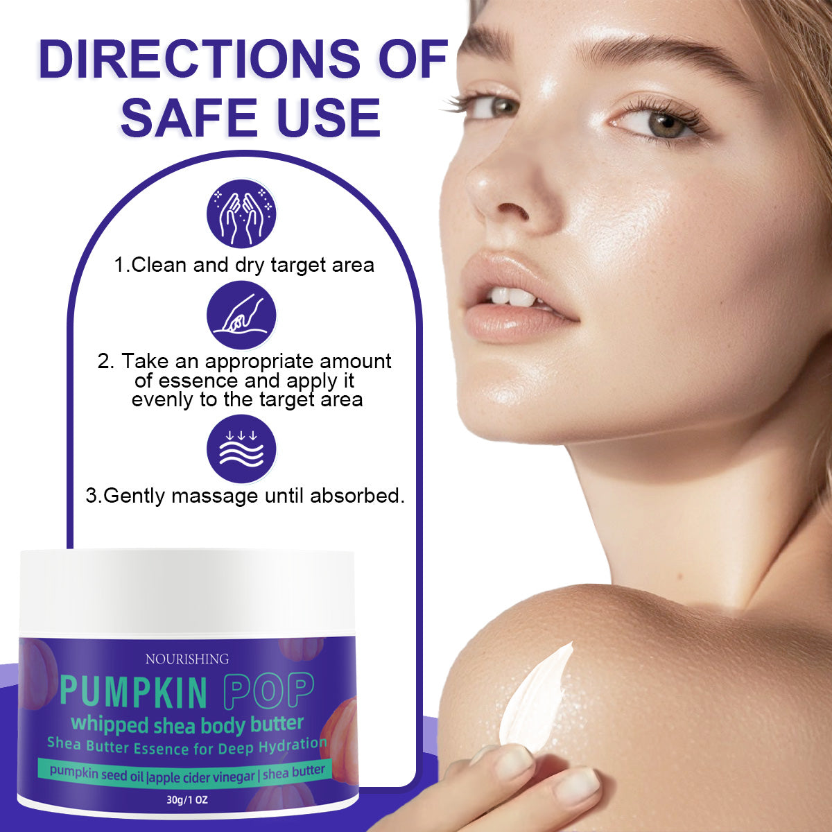 Shea Butter Body Cream ¨C Universal 30ml | Deeply Nourishing & Hydrating Formula