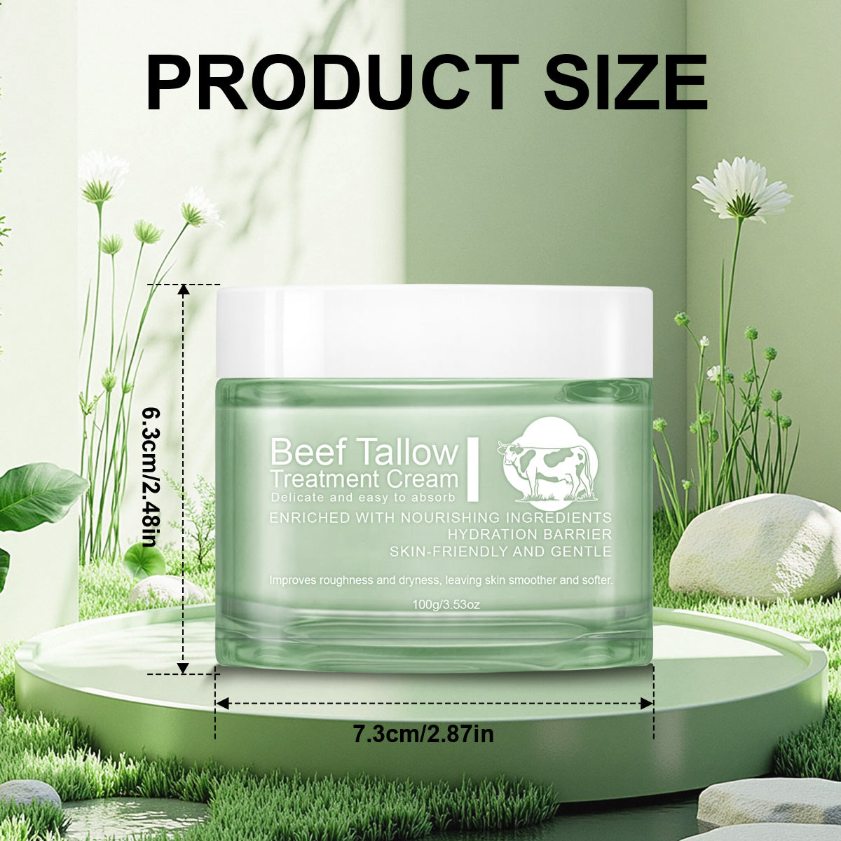Shea Butter Care Cream ¨C Universal 100ml | Deeply Nourishing Face Moisturizer with Inner Tray