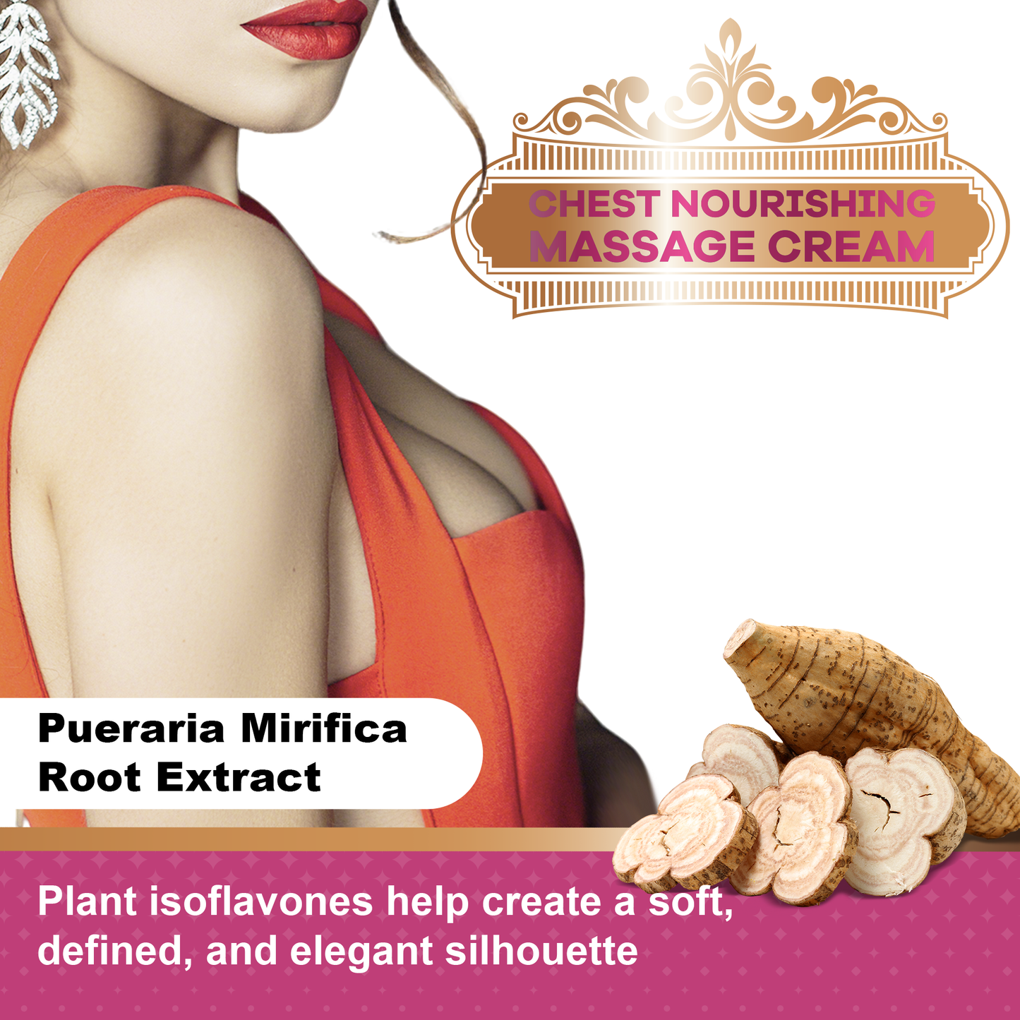 Chest Nourishing Massage Cream ¨C Universal 50g | Firming & Hydrating Formula for D¨¦colletage