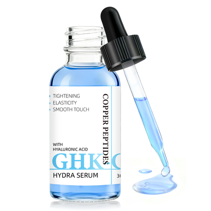 GHK-CU Copper Peptide Hydrating Serum ¨C Hyaluronic Acid Face Essence for Firming & Moisture