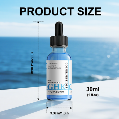 GHK-CU Copper Peptide Hydrating Serum ¨C Hyaluronic Acid Face Essence for Firming & Moisture