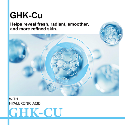 GHK-CU Copper Peptide Hydrating Serum ¨C Hyaluronic Acid Face Essence for Firming & Moisture
