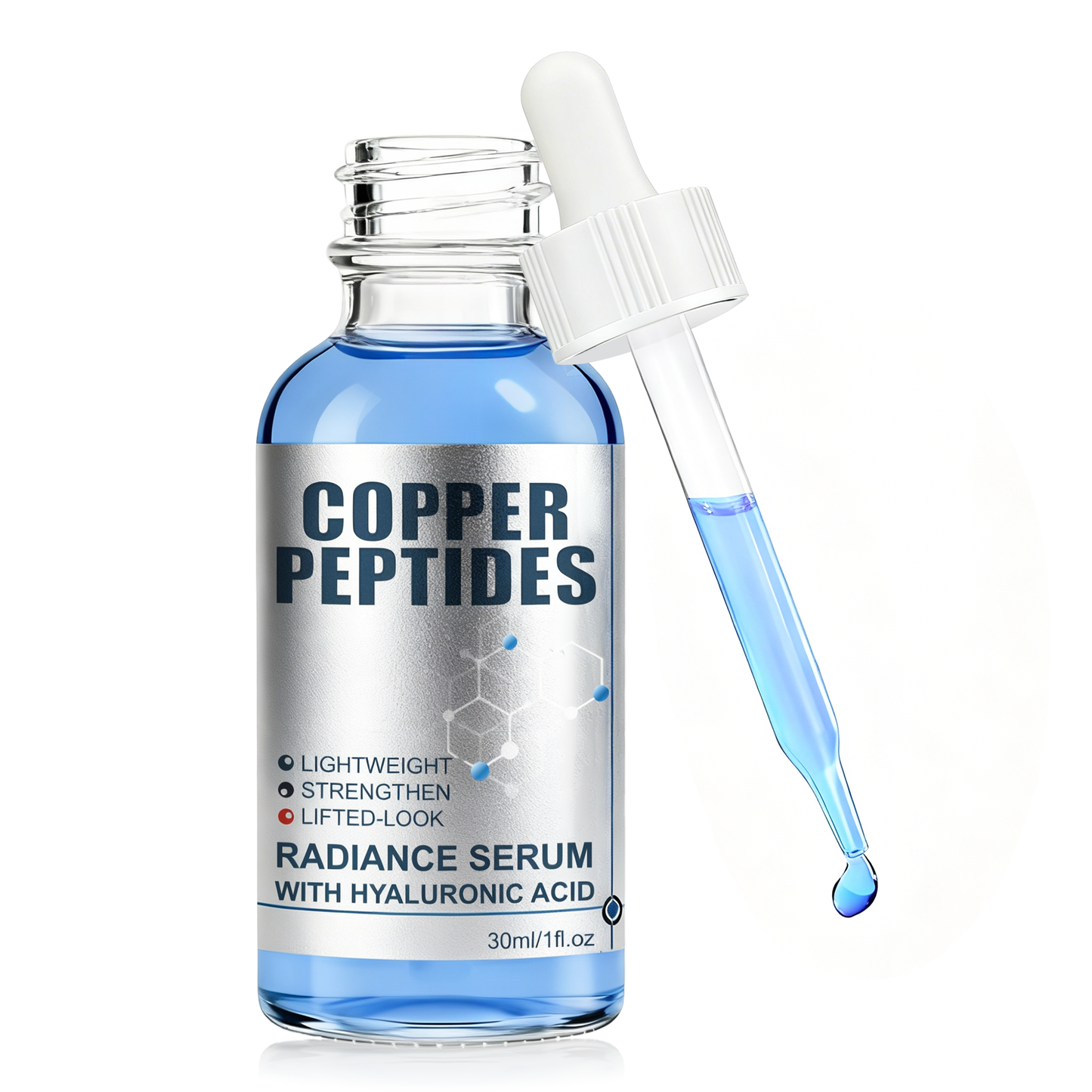 GHK-CU Copper Peptide Serum ¨C Hydrating & Brightening Face Essence for Uneven Tone