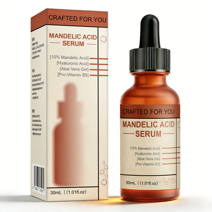 10% Mandelic Acid Serum ¨C Targets Fine Lines, Dark Spots, Wrinkles & Post-Acne Marks