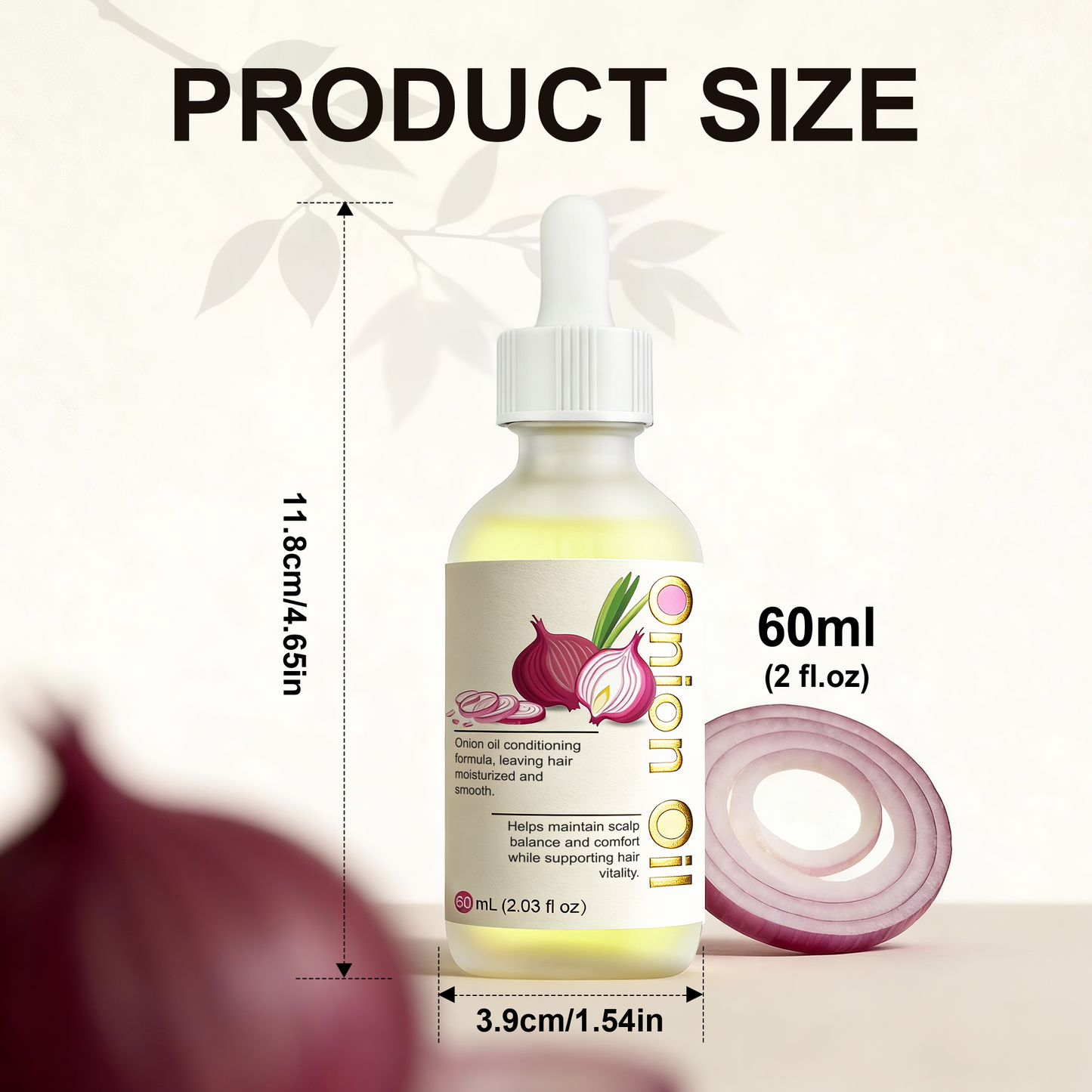 Onion Hair & Scalp Oil ¨C Balances Oil, Nourishes Scalp & Strengthens Hair