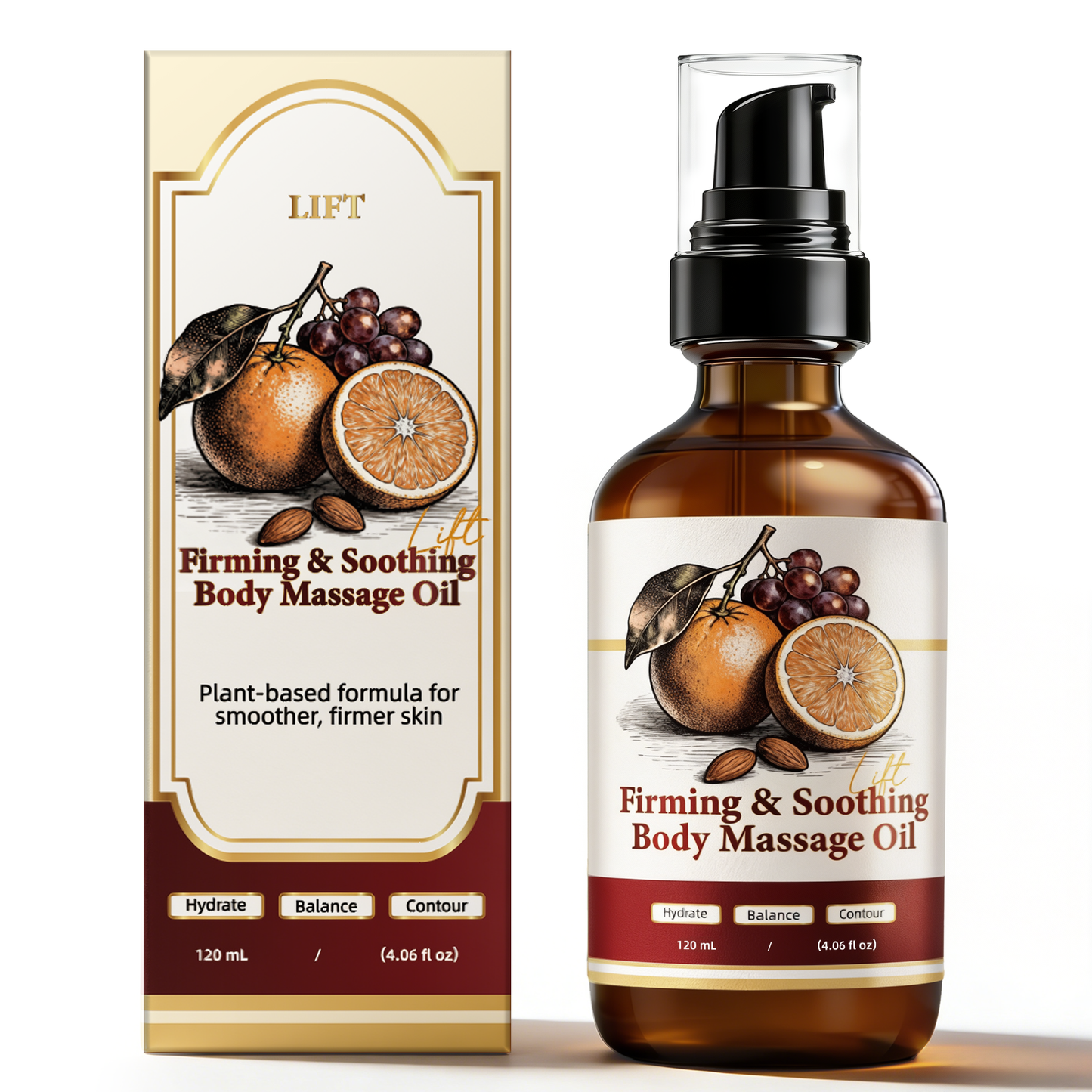 Firming Body Massage Oil ¨C Targets Skin Texture & Elasticity for a Smoother Look