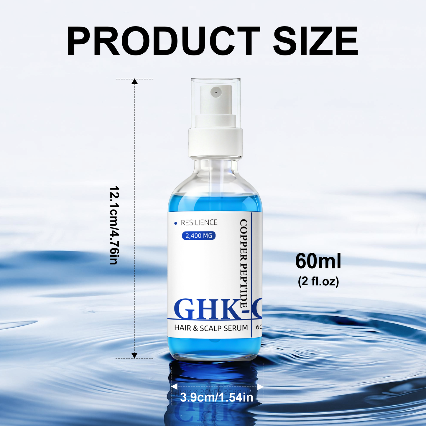 GHK-CU Copper Peptide Scalp & Hair Spray ¨C Nourishing Scalp Care Essence for Healthier-Looking Hair