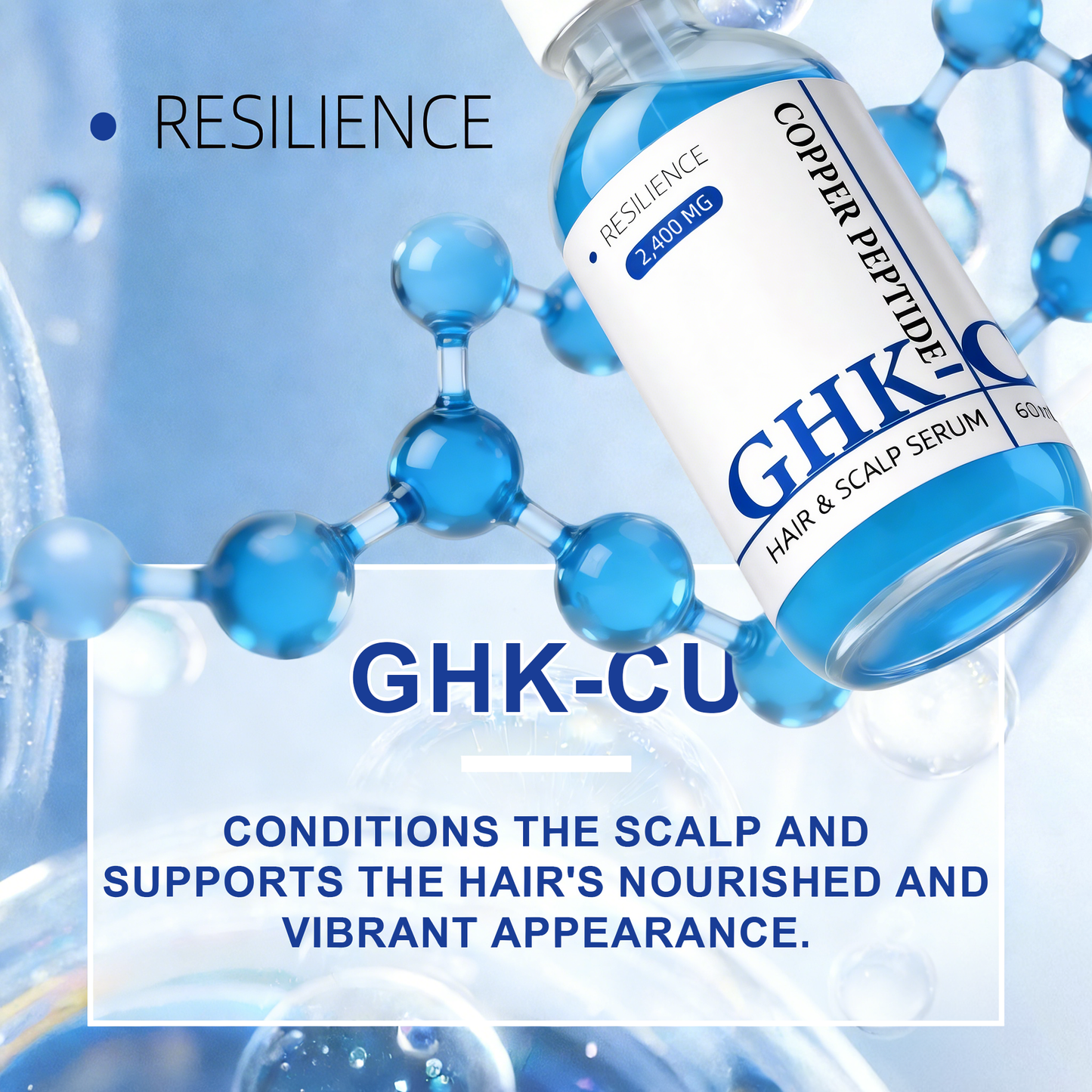 GHK-CU Copper Peptide Scalp & Hair Spray ¨C Nourishing Scalp Care Essence for Healthier-Looking Hair