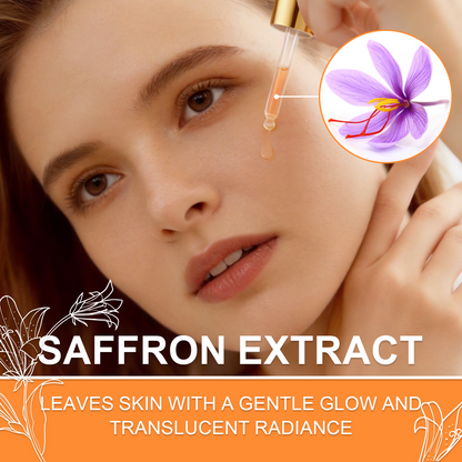 Saffron Serum ¨C Anti-Wrinkle, Brightening & Hydrating Face Essence for Fine Lines