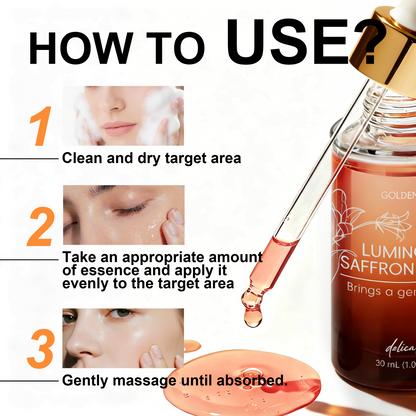 Saffron Serum ¨C Anti-Wrinkle, Brightening & Hydrating Face Essence for Fine Lines