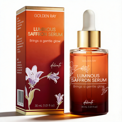Saffron Serum ¨C Anti-Wrinkle, Brightening & Hydrating Face Essence for Fine Lines