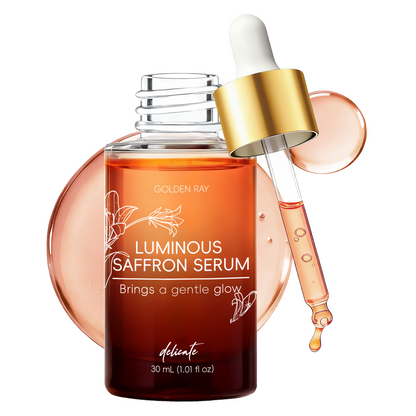 Saffron Serum ¨C Anti-Wrinkle, Brightening & Hydrating Face Essence for Fine Lines