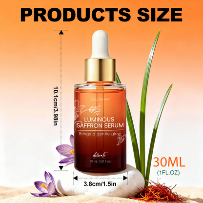 Saffron Serum ¨C Anti-Wrinkle, Brightening & Hydrating Face Essence for Fine Lines