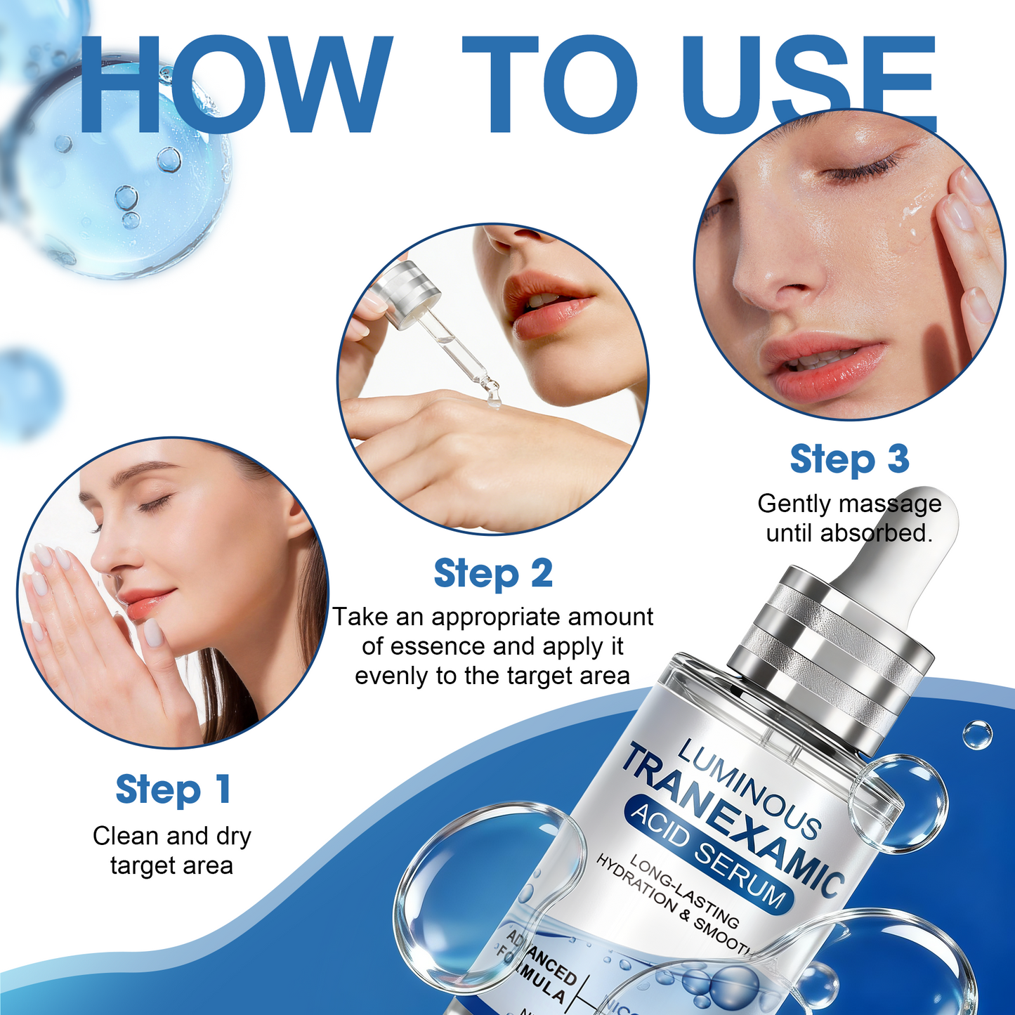 Tranexamic Acid & Niacinamide Serum ¨C Brightening, Hydrating & Dark Spot Fading Essence