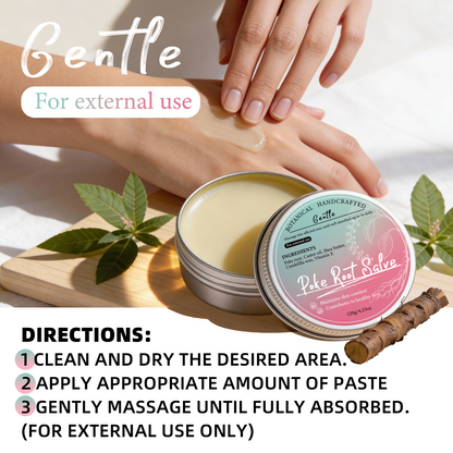 Castor Oil & Pokeweed Root Balm ¨C Body Cream in Aluminum Jar | Soothes & Comforts Skin