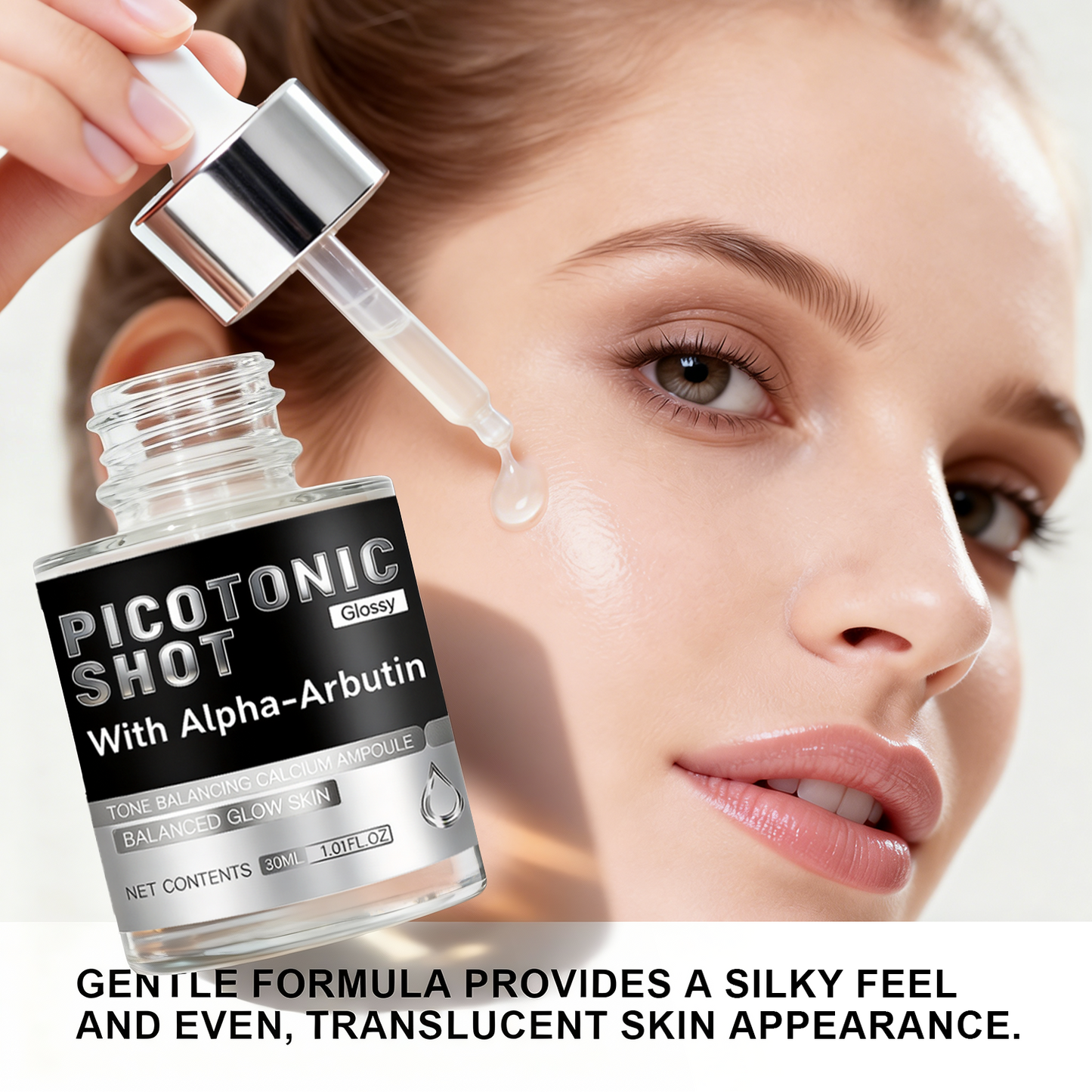 Pikoting Brightening Ampoule Serum ¨C Hydrating & Nourishing Face Essence for Radiant Skin