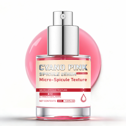 Cyano Pink Spicule Serum ¨C Brightening, Hydrating & Facial Treatment Essence