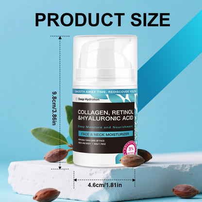 Collagen, Retinol, and Hyaluronic Acid Cream
